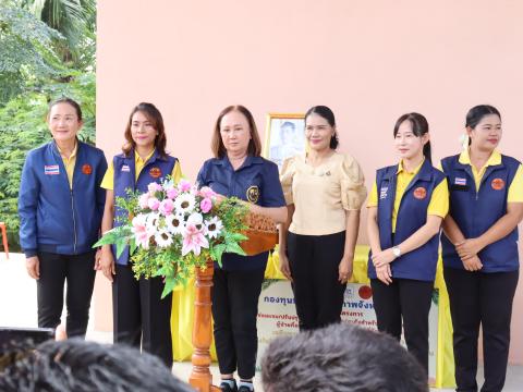 พิธีส่งมอบบ้านให้แก่คนพิการ นางสำราญ ธนูสิทธ์ หมู่ 5