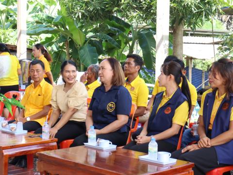 พิธีส่งมอบบ้านให้แก่คนพิการ นางสำราญ ธนูสิทธ์ หมู่ 5