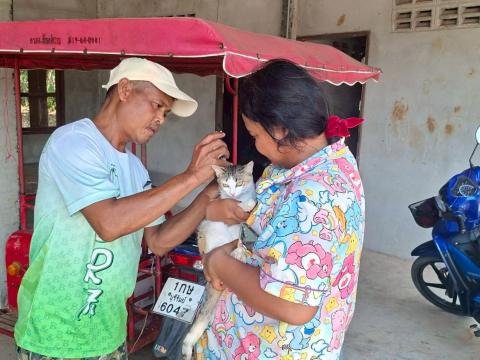 ฉีดวัคซีนป้องกันโรคพิษสุนัขบ้า 26 มีนาคม 2569