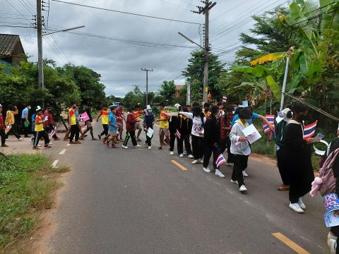 ภาพถ่ายรณรงค์การเลือกตั้งองค์การบริหารส่วนตำบลส้มป่อย