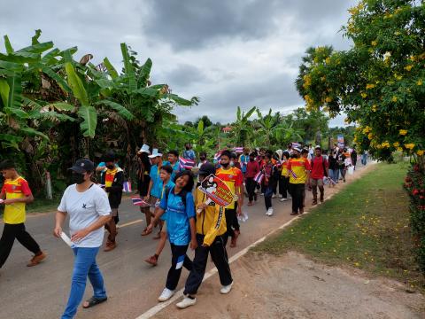 ภาพถ่ายรณรงค์การเลือกตั้งองค์การบริหารส่วนตำบลส้มป่อย