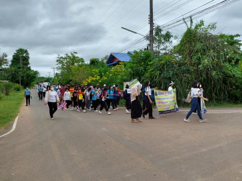 ภาพถ่ายรณรงค์การเลือกตั้งองค์การบริหารส่วนตำบลส้มป่อย