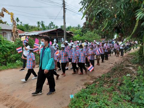 ภาพถ่ายรณรงค์การเลือกตั้งองค์การบริหารส่วนตำบลส้มป่อย