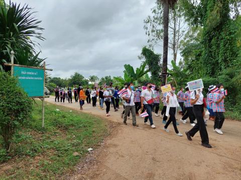 ภาพถ่ายรณรงค์การเลือกตั้งองค์การบริหารส่วนตำบลส้มป่อย